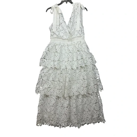 long white dress lace Olive main image 0